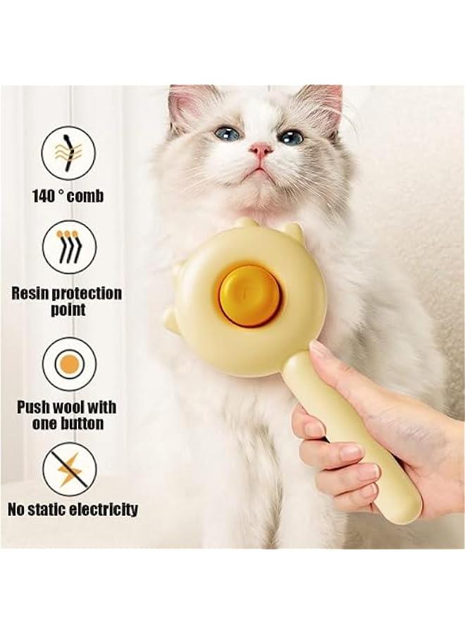 مشط سحري لتنظيف وتدليك الحيوانات الأليفة FC22، يستخدم للقطط والكلاب ذات الشعر الطويل أو القصير. - Image 2