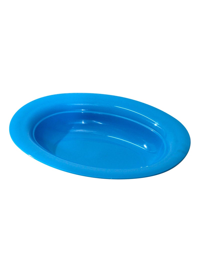 Plastic Serving Platter 3pcs Blue - Image 4
