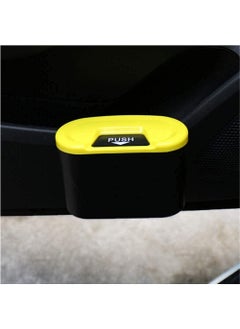 Marrone Marrone Car Trash Can Car Dustbin Hanging Car Dustbin Trash Bag for Car Automotive Waste Bin Trash Plastic Car Auto Garbage Dust Mini Trash Can Bin Box Multi color 1 Pcs  - Image 1