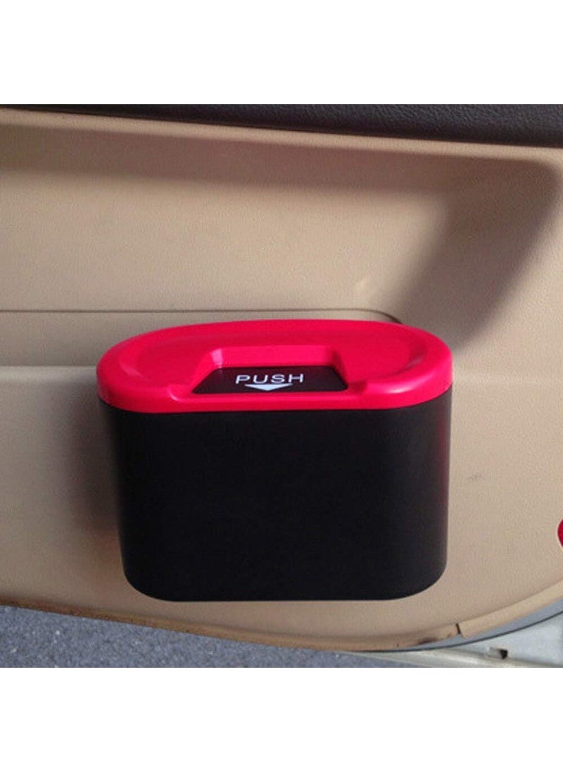 Marrone - Marrone Car Trash Can Car Dustbin Hanging Car Dustbin Trash Bag for Car Automotive Waste Bin Trash Plastic Car Auto Garbage Dust Mini Trash Can Bin Box Multi color 1 Pcs - Image 1