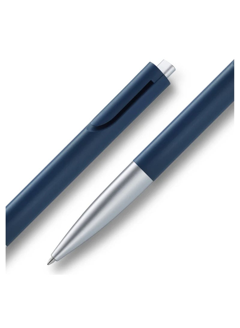 LAMY Noto Retractable Ballpoint Pen With Medium Tip Blue Ink Blue Barrel - Image 2