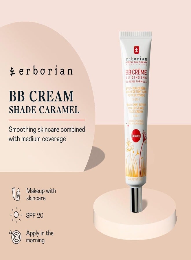 erborian ERBORIAN BB Cream Au Ginseng SPF 20, Caramel – Perfect Skin Coverage and Sun Protection 40ml - Image 5