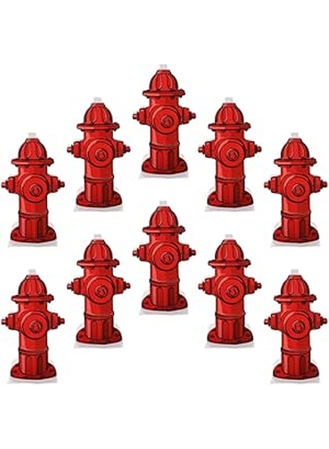 BESTOYARD 10pc Dog Potty Training Kit Fire Hydrant Design Indoor Pee Guide - Image 1