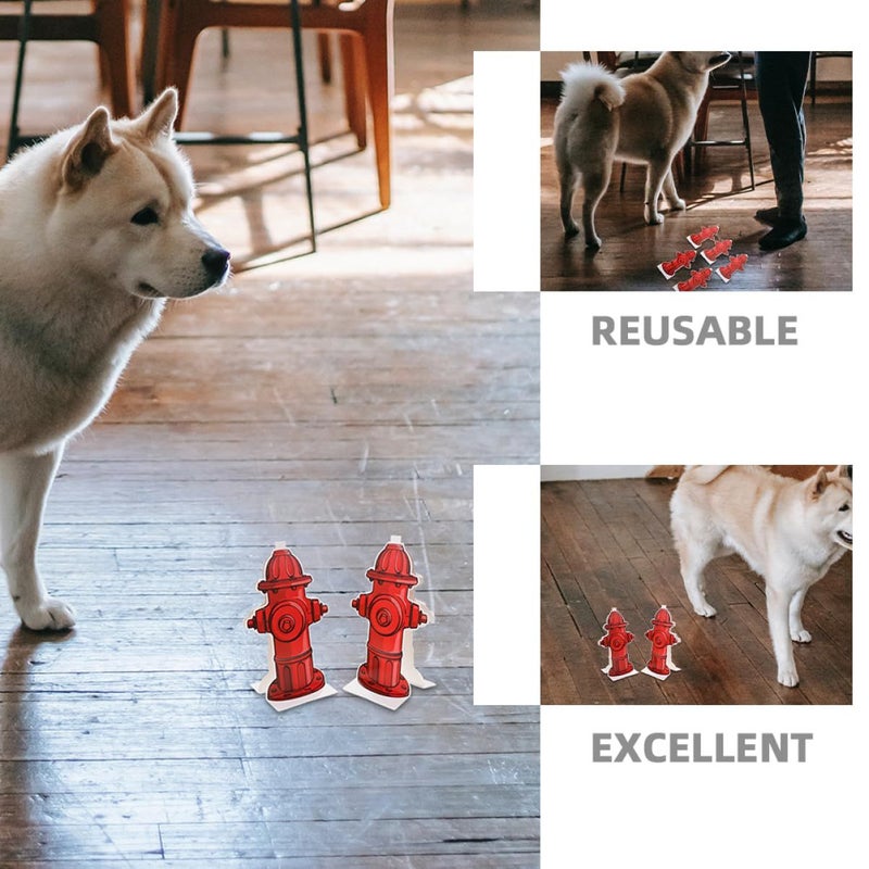 BESTOYARD 10pc Dog Potty Training Kit Fire Hydrant Design Indoor Pee Guide - Image 4