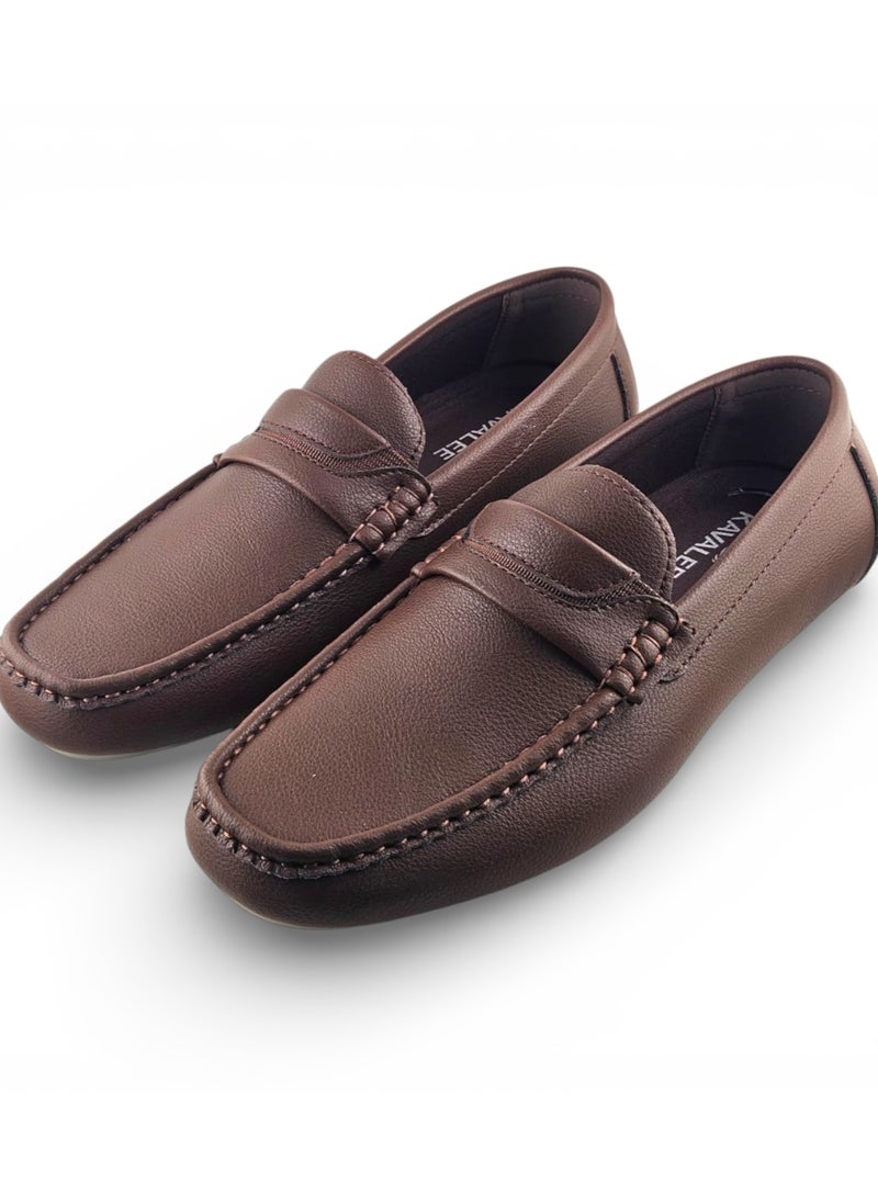 KAVALEE Men’s Luxury Loafer Slip-On Shoes – Comfortable Casual Formal Moccasin Shoes - Image 4