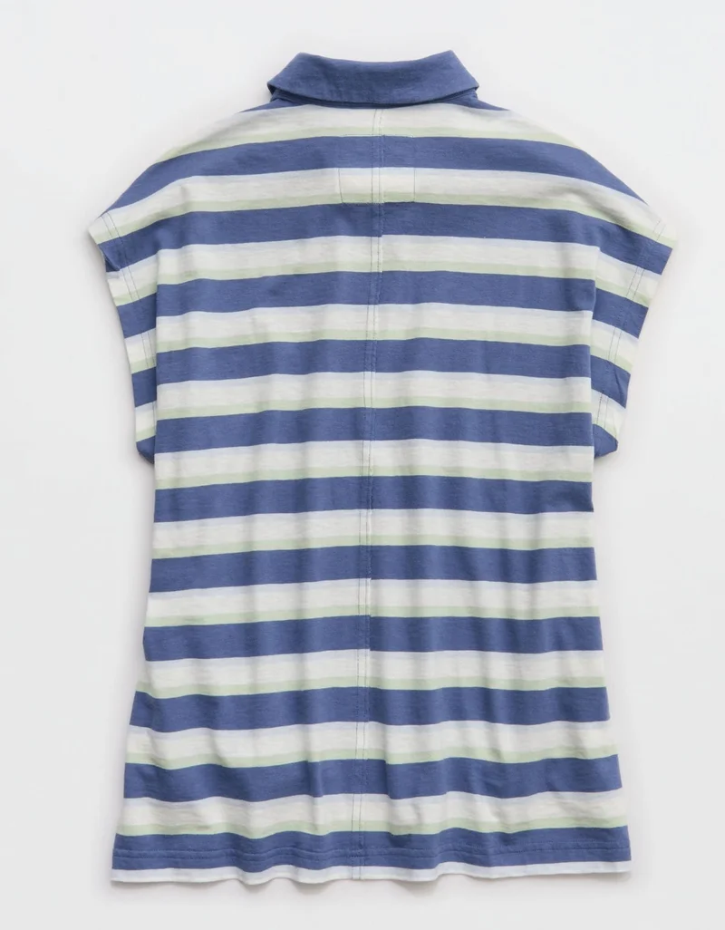 Aerie  Aerie Happiest Oversized Polo T-Shirt for Women | Best Price UAE