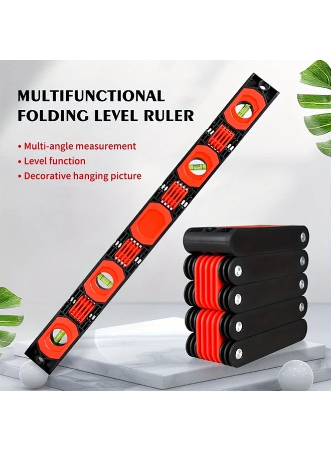 Multifunctional Folding Level Ruler 40 Fold High Precision Magnetic For Home Decor Woodworking - Image 3