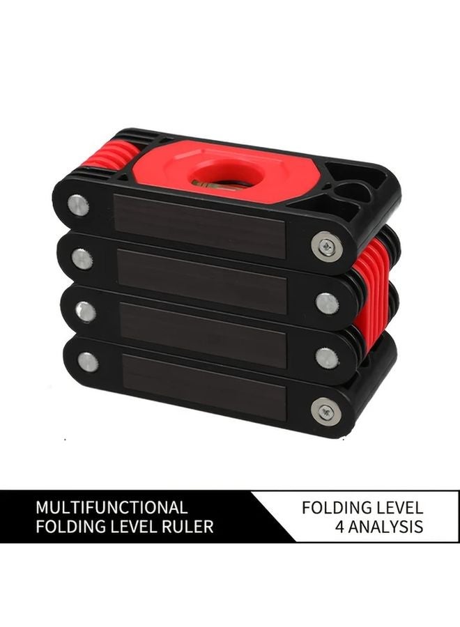 Multifunctional Folding Level Ruler 40 Fold High Precision Magnetic For Home Decor Woodworking - Image 1