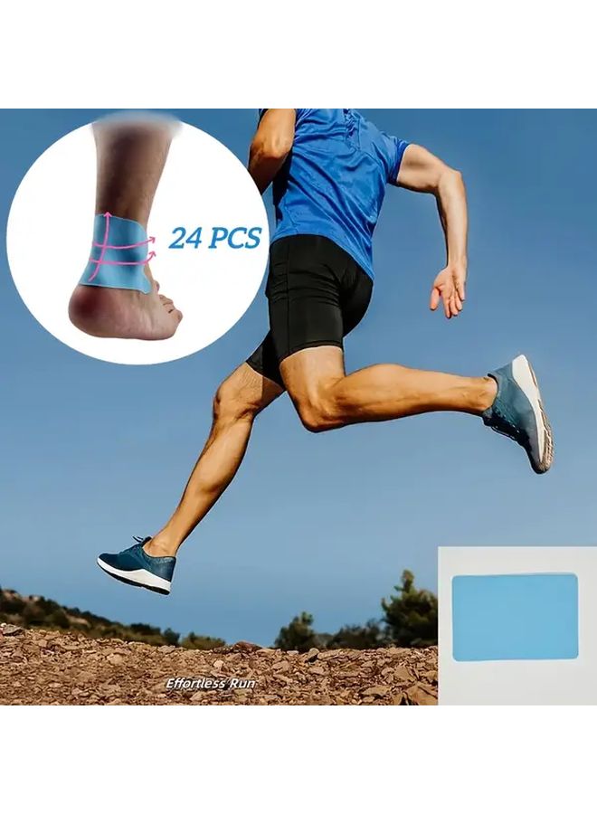 24 PCS Ankle And Achilles Tendon Support Patches Herbal Elastic Breathable - Image 1
