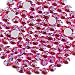 Beadsland Flat Back Crystal Rhinestones Round Gems for Nail Art and Craft Glue Fix Light Siam AB 2729mm SS101440pcs - Image 2