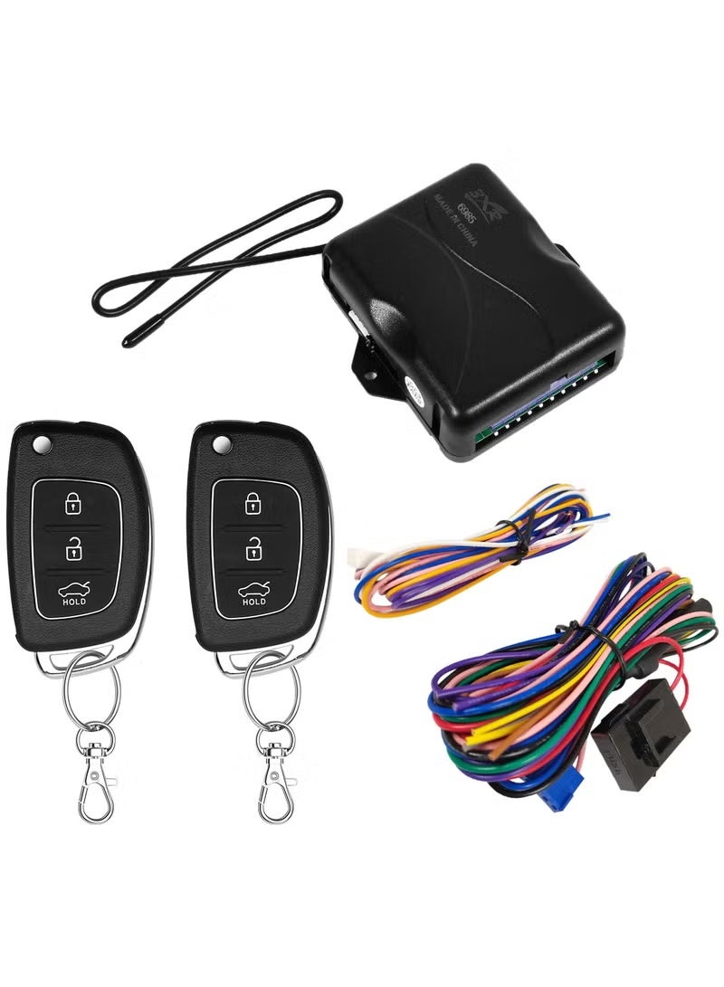 3XR Universal Remote Keyless Entry System with Central Door Locking, Trunk Release, and Remote Car Locator 6985 - Image 4
