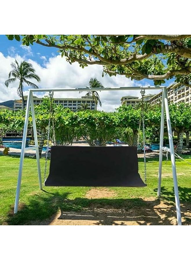 Heavy Duty 600D Oxford Waterproof Swing Seat Cover Replacement Black 62x20 5x20 5 Inch - Image 4