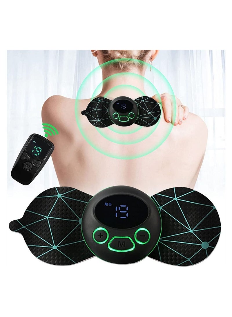 DMG TECH Electric Massagers, Microcurrent EMS Massage Device, Portable Neck Massager for Pain Relief, Bioelectric Acupoints Massager Mat for Arms Neck Shoulder Back Waist Legs, 8 Modes 19 Levels Cordless  - Image 1