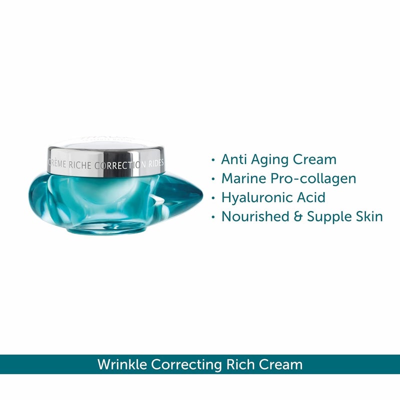 Thalgo WrinkleCorrecting Rich Cream  Advanced AntiAging Cream for Deep Nutrition and Wrinkle Reduction  50ml - Image 4
