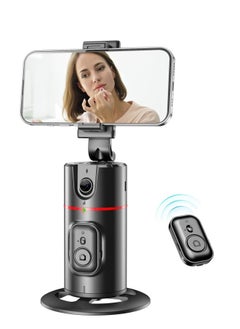 ZUKIMM Auto Face Tracking Tripod for Mobile Phone, 360°Rotation Face & Body Auto Tracking Phone Holder with Remote, No App, Gesture Control, Moving Tripod for Vlog Live Streaming Video Recording Tiktok  - Image 1