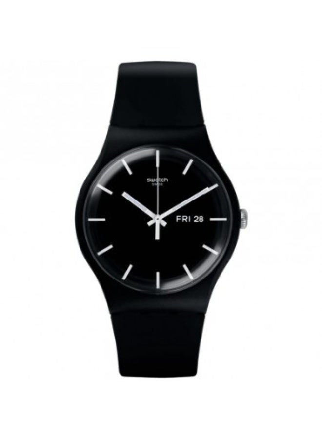 Swatch SO29B704 Mono Black Again Quartz Watch - Image 1