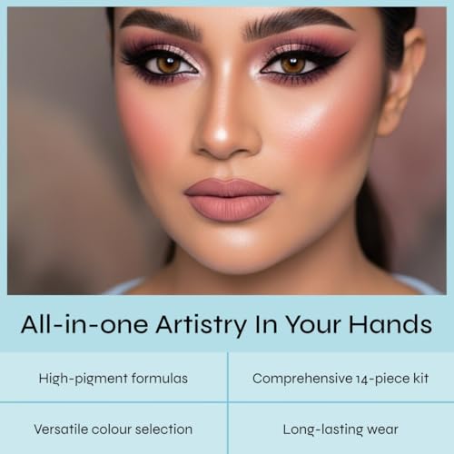 Noy Makeup Kit For Teenagers Girls Offers Professional Grade Products For Stunning Makeup Styles Pack of 14 pcs #196 - Image 3