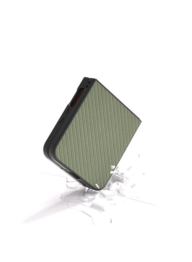 عام غطاء جلد فاخر متوافق مع موتورولا رازر 60 الترا، خفيف الوزن من الجلد وPC مقاوم للصدمات والسقوط. - Image 2