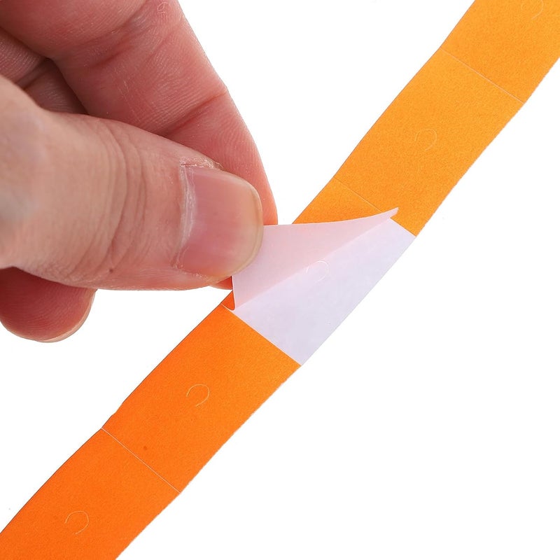 FUOYLOO 10 Rolls Price Labeler Paper Rolls for 6600 Dual-Row Price Gun Orange Sticker Tags 500 Labels Per Roll Compatible Labeller Parts and Pricing Accessories for Retail Use - Image 2