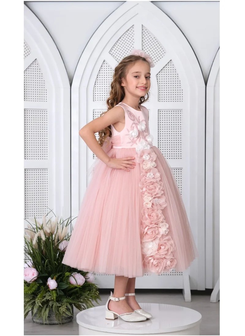 VIA BAMBINO Flower Girls Dress Pink 3171