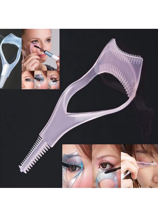 ericotry 2Pcs Plastic Makeup Upper Lower Eye Lash Mascara Applicator Eyelash Brush With Eyelash Comb Eye Makeup Tool For Women (Blue+Pink)  - Image 2
