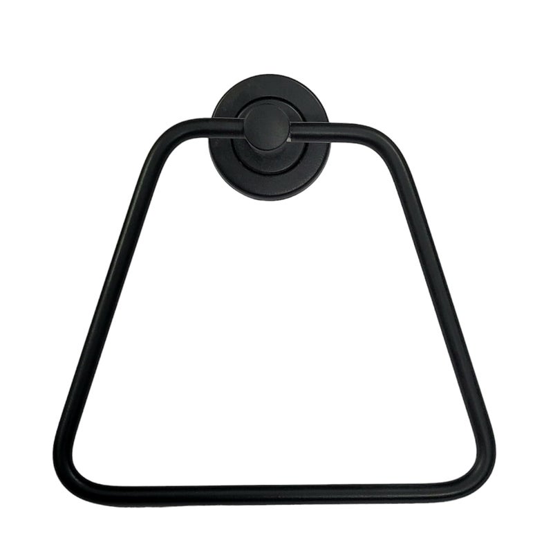 Nooks Stainless Steel Chrome Folding Towel Rack for BathroomTowel StandTower HolderTowel Hanger Double Towel Rod Size Tringle Shape Ring Pack of 2 - Image 3