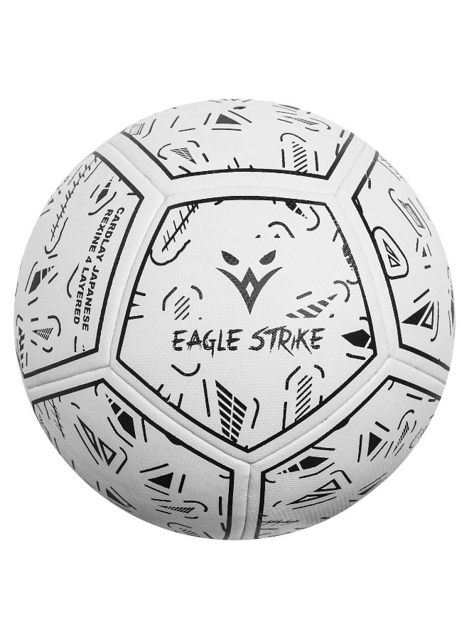 Eagle Strike Professional Match Soccer Ball – Size 5 PU Football, Official Weight 420-440g for Training & Match Play - Image 1