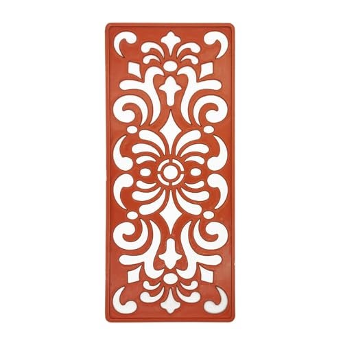 Ascension 12 Assorted Design Border Rangoli Making Stencils Multi Design Colorful Rangoli Making Stencils Set for Diwali Navratri Decoration (Rectangular) - Image 2