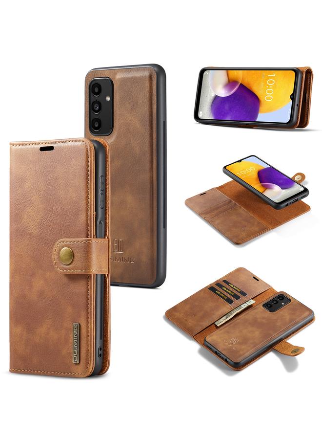 Dg Ming Case For Samsung Galaxy A13 4G Crazy Horse Texture Detachable Magnetic Leather Phone Case - Image 1