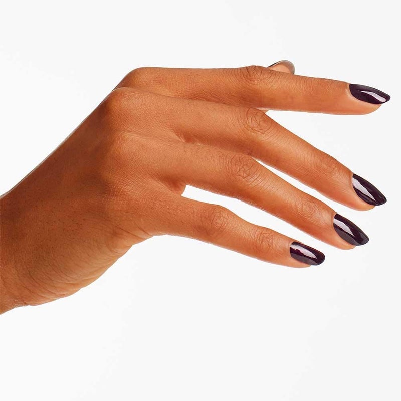 OPI Powder Perfection Black Cherry Chutney | Opaque Dark Red Shimmer Nail Dipping Powder | Acrylic Alternative - Image 4