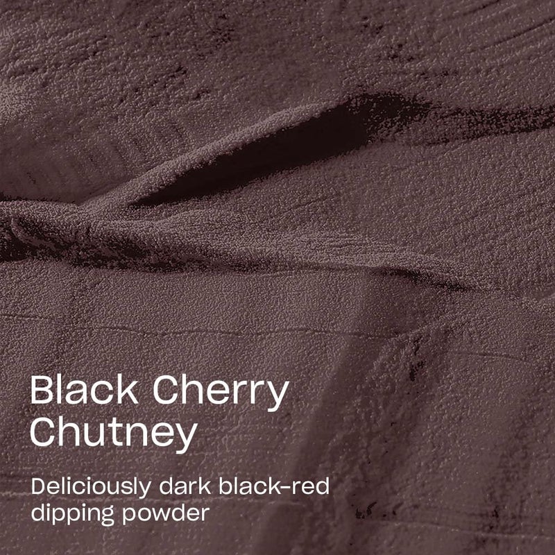 OPI Powder Perfection Black Cherry Chutney | Opaque Dark Red Shimmer Nail Dipping Powder | Acrylic Alternative - Image 3