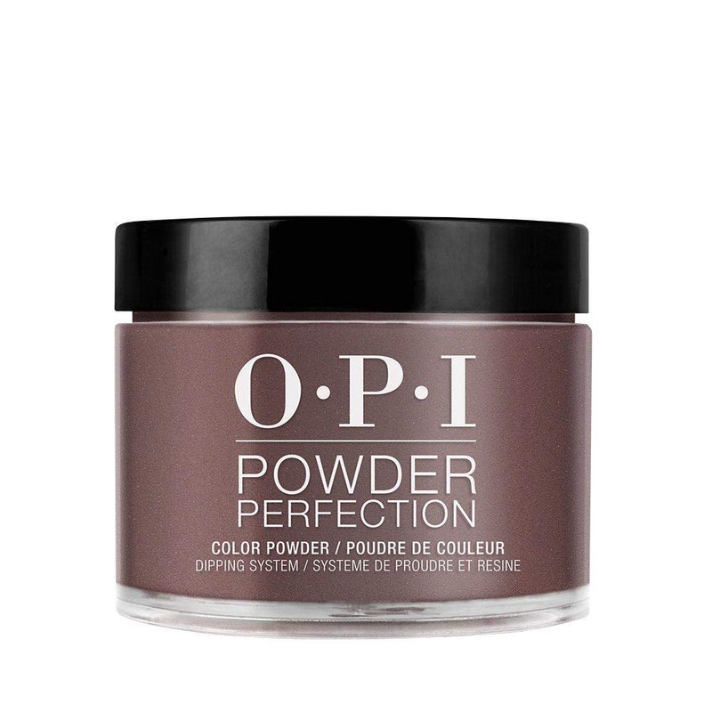 OPI Powder Perfection Black Cherry Chutney | Opaque Dark Red Shimmer Nail Dipping Powder | Acrylic Alternative - Image 1