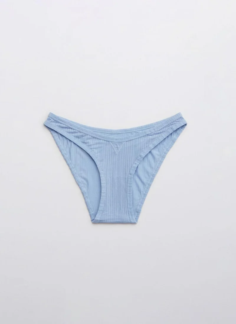 Aerie Ribbed High Leg Brief