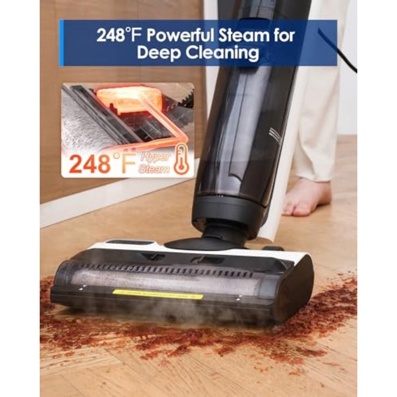 iFloor 5 Steam Wet Dry Vacuum Cleaner with 248F Steam Mop, 1500W Suction Power with Dual Tank Water System, Suitable for all Hard Floors, Tiles and Wood - Image 3