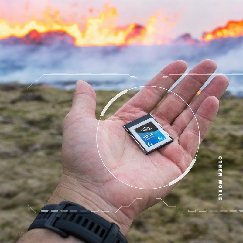 OWC 512GB أطلس برو بطاقة ذاكرة CFexpress 4.0 من النوع B عالية الأداء، درجة احترافية، تصل إلى 3000MB/s كتابة، 3650MB/s قراءة، التقاط فيديو بدقة تصل إلى 6K بمعدل بت عالٍ - Image 5