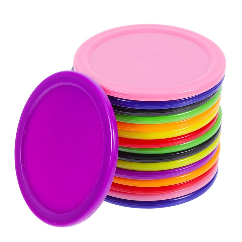 64mm Plastic Air Hockey Pucks Replacement 16 Pack for Table Game Home Arcade Training Accessories - Image 2