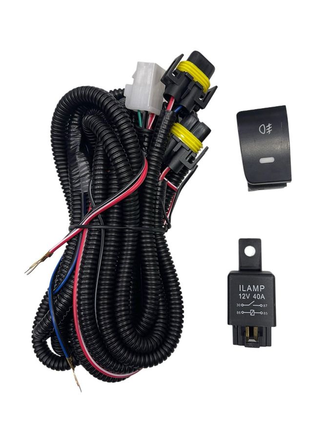 KD K D FOG LAMP WIRING KIT WITH SWITCH & RELAY TYPE 1 - Image 3