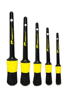 RHINOMOTIVE RHINOMOTIVE - Different size and finishes for multipurpose use Automotive DETAILING BRUSHES 5PCS  - Image 1