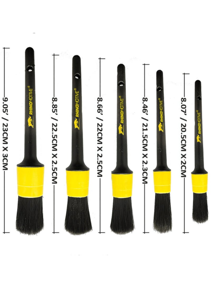 راينو موتيف أحجام  مختلفة للاستخدام متعدد الأغراض فرش العناية للسيارات 5 قطع من رينوموتيف - Image 2