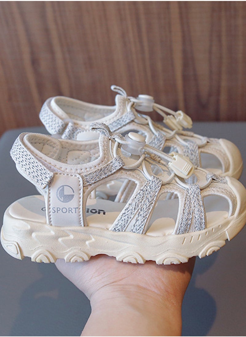 ETG Children's Closed Toe Sports Sandals - Style Boys' and Girls' Beach Shoes with Wide Toe Cap, Non-Slip Grip  - Image 5