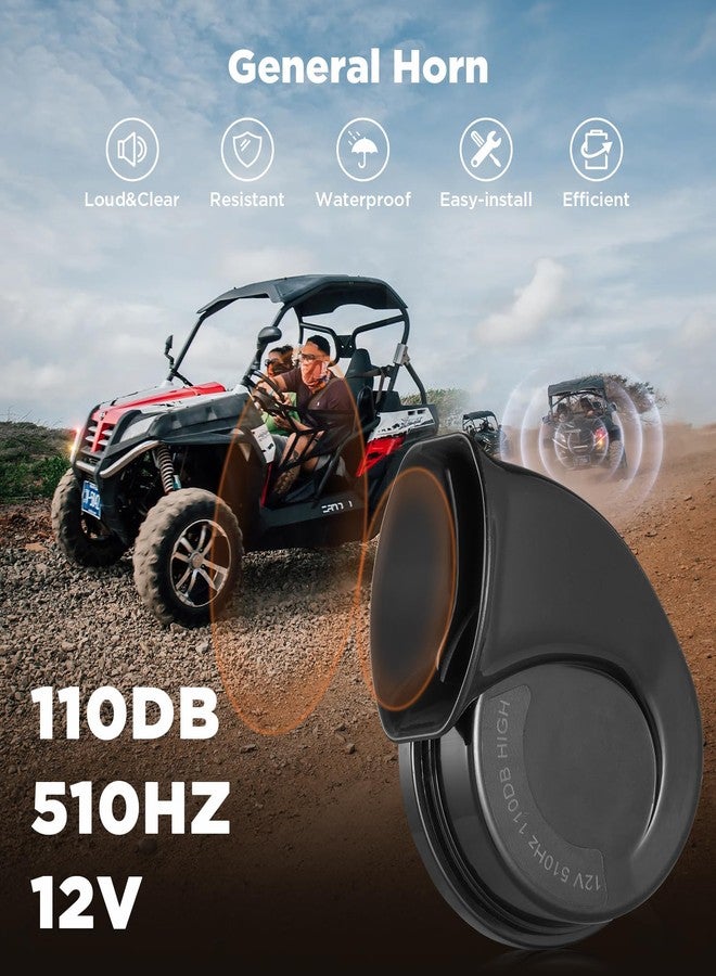 Ehaho UTV ATV Turn Signal Kit, Pre-Wired, Plug and Play UTV Universal Street Legal Kit with Hazard Light, Blinker Kit with Rocker Switch Compatible with Polaris RZR Can-Am CFMOTO - Image 3