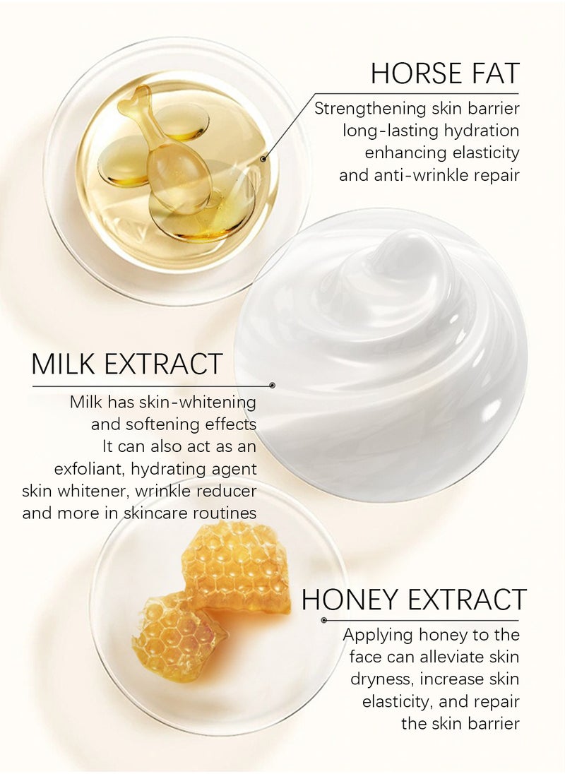 ZHENXIU - Soft Exfoliating Hand Mask with Horse Oil, Deeply Repairing and Nourishing Peel Mask for Soft, Smooth Hands, Daily Care Gloves for Extra Dry Skin, 1 Pair - Image 1