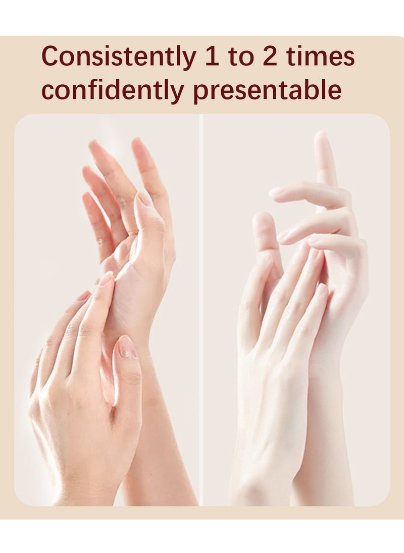 ZHENXIU - Soft Exfoliating Hand Mask with Horse Oil, Deeply Repairing and Nourishing Peel Mask for Soft, Smooth Hands, Daily Care Gloves for Extra Dry Skin, 1 Pair - Image 1