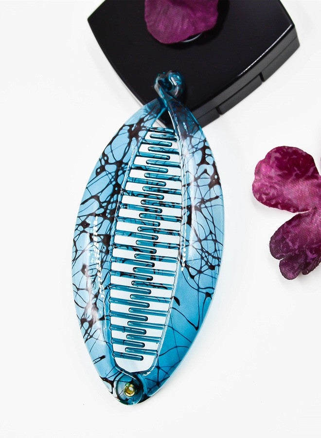 Prettyou Hair Clips 4.7 Inches in Length 2.36 in Width Effortless Beauty Assorted Hair patterns Fish Hair Comb Claws，Pack of 4 - Image 5