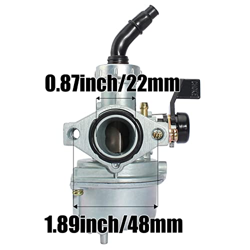 LIYYDS PZ22 Carburetor Filter Kit for 50cc 70cc 90cc 110cc 125cc 140cc 150cc 4-stroke Engine ATV Mini Dirt Pit bike Go Kart Quad Scooter XR50 XR70R CRF50 CRF70 CRF70F Kawasaki KLT110 TaoTao NST - Image 4