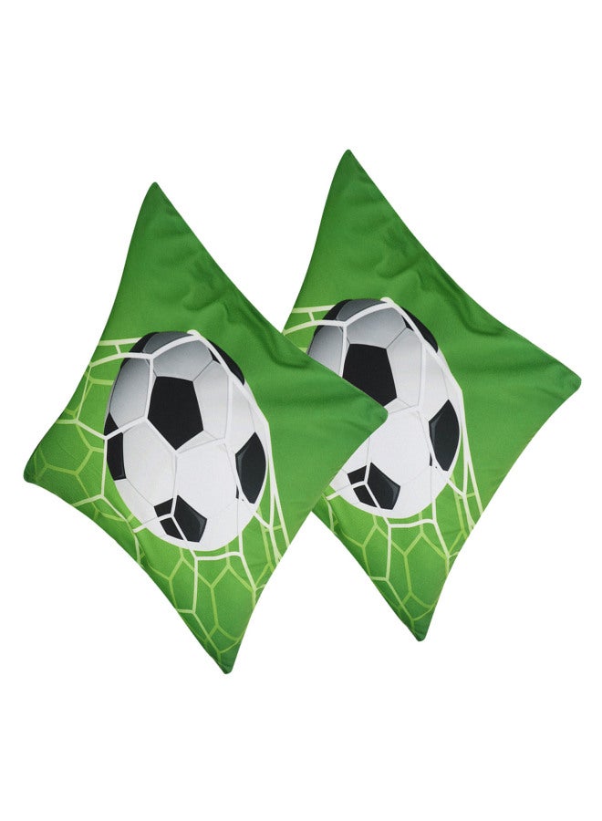 2Pcs Sports Ball Pattern Style Cushion Cover Couch Sofa Pillow Case Pillowcase for Home DecorationFootball - Image 3