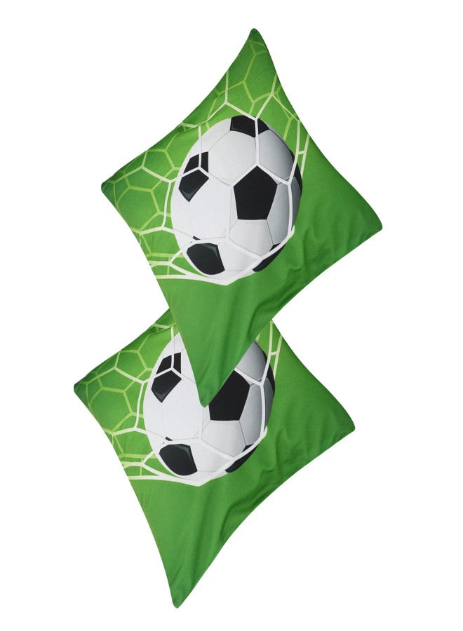2Pcs Sports Ball Pattern Style Cushion Cover Couch Sofa Pillow Case Pillowcase for Home DecorationFootball - Image 5