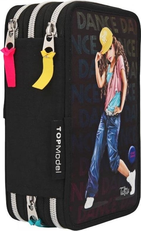 Top Model Triple Pencil Case LED Dance 3 Layer Full Pencil Box  - Image 2