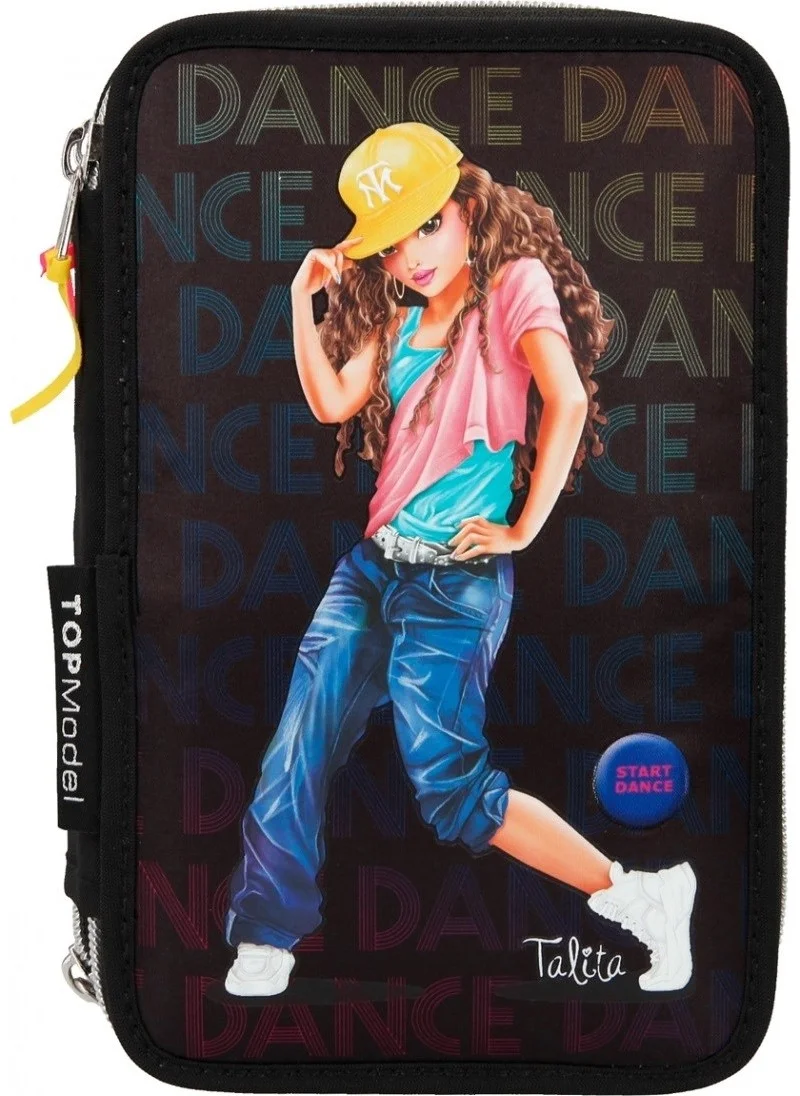 توب موديل Triple Pencil Case LED Dance 3 Layer Full Pencil Box