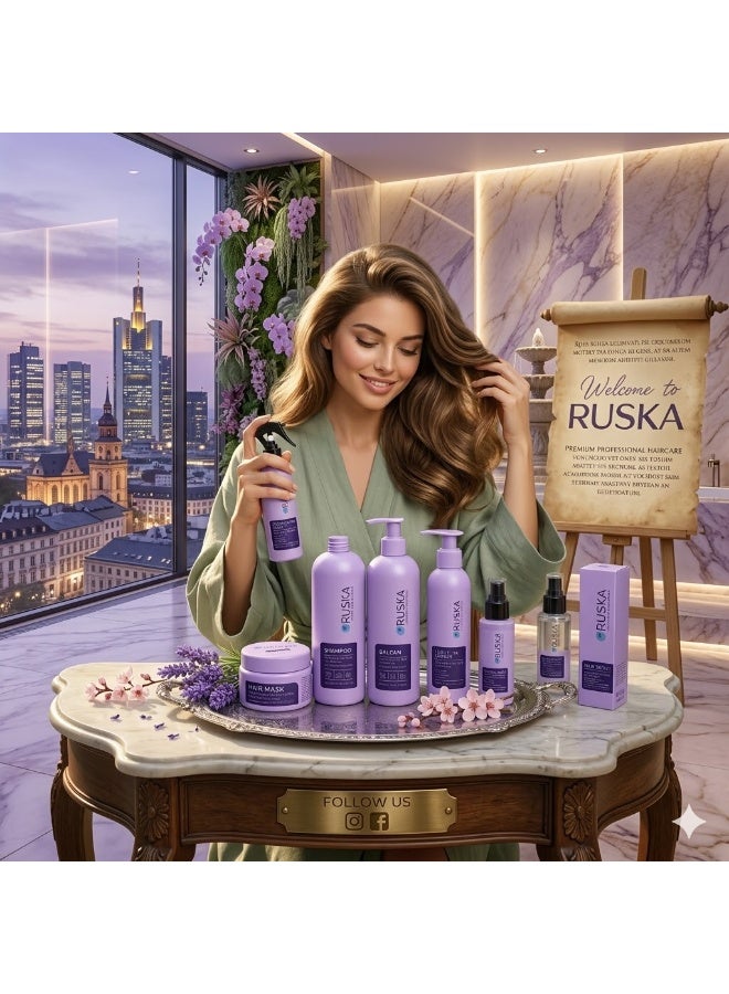 روسكا _ شامبووبلسم  450 مل وهير ماسك350 مل  وليڤ إن كريم250 مل  وسيرم روسكا 100 مل و هير ميست 120 مل - Image 3
